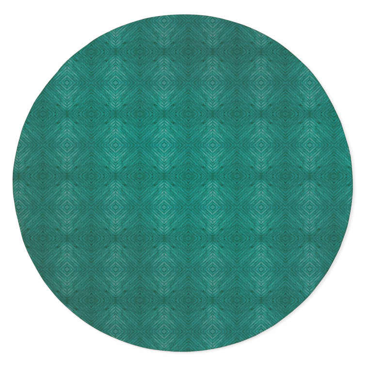 Kavka Round Water Resistant Chair Mat with Straight Cut Edge Wayfair